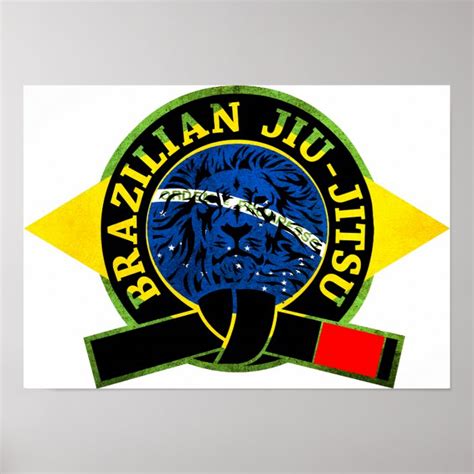 Brazilian Jiu Jitsu Poster Zazzle