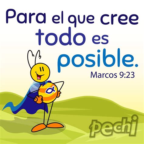 Para el que cree todo es posible Citas biblicas para niños