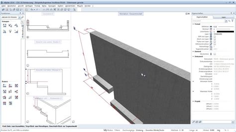 Allplan Add On 3D Bemassung Stützmauer gerade YouTube