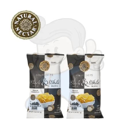 Natural Nectar Potato Chips Black Pepper And White Truffle 2 X 5oz