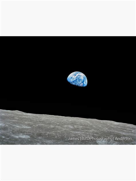 "Earthrise - Apollo 8" Poster for Sale by James (820Photography) Anderson | Redbubble