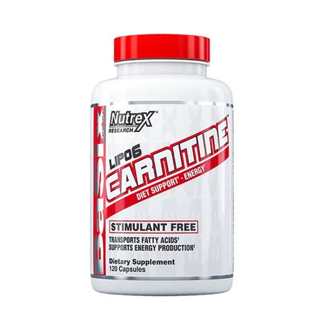 SUPLEMENTO NUTREX LIPO 6 CARNITINE 60 CÁPSULAS