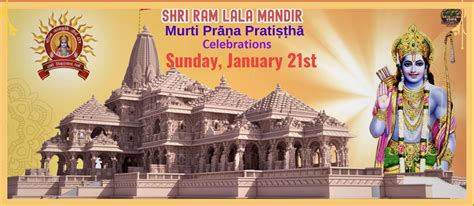 Shri Ram Lala Mandir Celebrations - DFW Hindu Temple Society