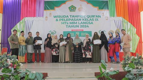 Suksesnya Acara Wisuda Tahfidz Qur An Dan Pelepasan Kelas IX Tahun 2024