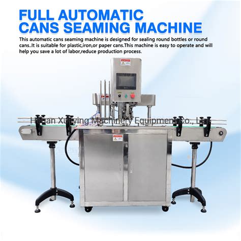 Automatic Electric Plastic Aluminum Can Seal Seamer Machine Canning