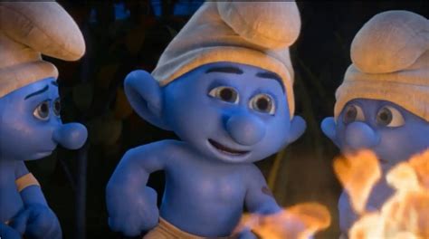 Image Movie Hefty At Camp Fire Smurfs Wiki Fandom Powered By