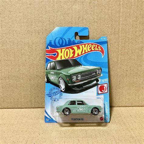 Hot Wheels 71 Datsun 510 Japan Card Hobbies And Toys Toys And Games On