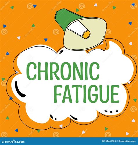 Conceptual Caption Chronic Fatigue. Business Overview a Disease or