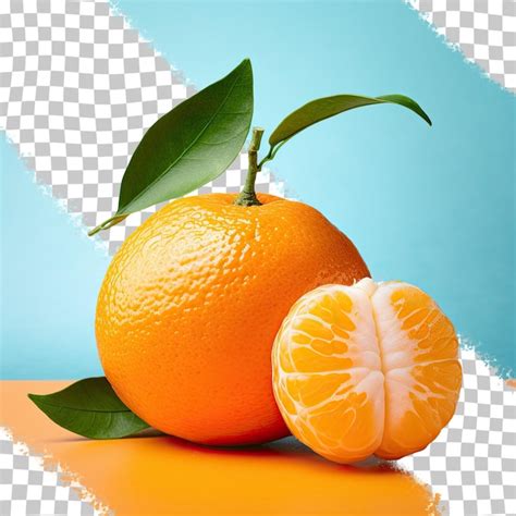 Premium Psd Transparent Background With Mandarin Isolated