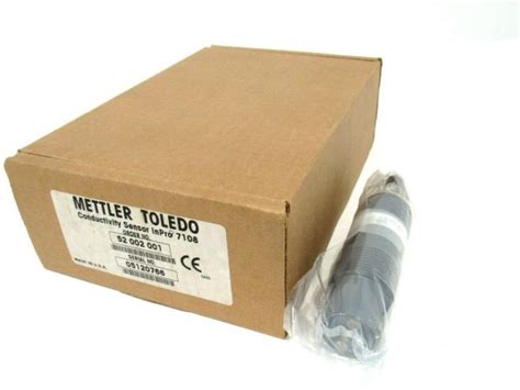 NEW METTLER TOLEDO INPRO 7108 VP CPVC CONDUCTIVITY SENSOR 52002001 SB