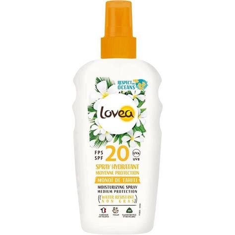 Cr Me Solaire Pour Le Corps Lovea Spray Hydratant Moyenne