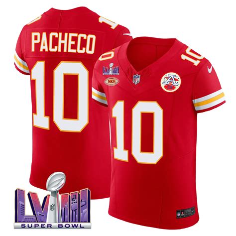 Isiah Pacheco Kansas City Chiefs Super Bowl NKH Jersey - All Stitched ...