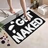 Amazon Linromia Boho Bathroom Rug Get Naked Bath Mat Small Black Bath Mat Absorbent