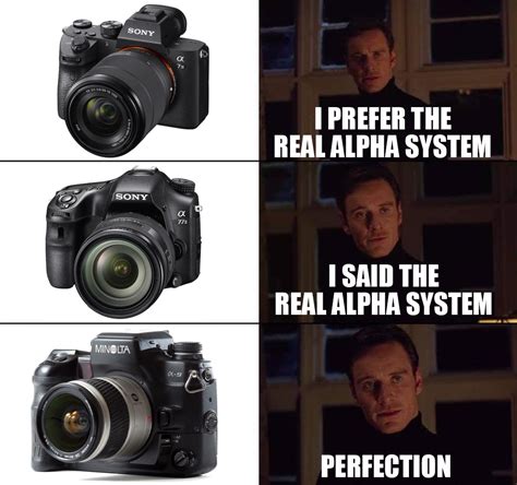 The Perfect Alpha Camera : r/Analogmemes