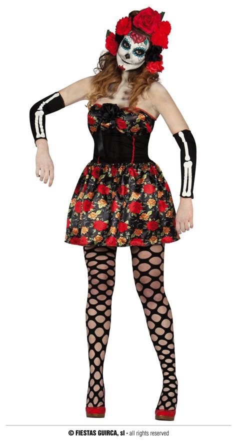 Costume Dia De Los Muertos Femme M Guirca 80937 Boumba Boutique Darticles De Fête Accessoires