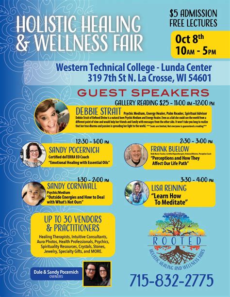 Holistic Healing Wellness Fair LaCrosse WI Rooted Holistic Fairs