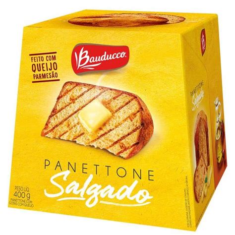 Panettone Bauduco Salgado Queijo Parmes O G Bauducco