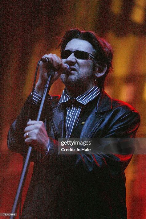 Shane MacGowan of The Pogues performs in concert at The Carling... News ...