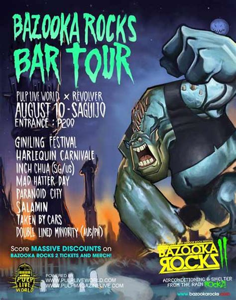 Bazooka Rocks Bar Tour at Saguijo - Philippine Concerts