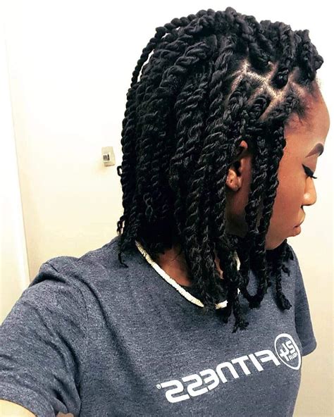 20 Cute Kinky Twist Hairstyles For Short Hair Ke