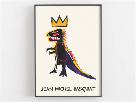 Jean Michel Basquiat Dinosaur