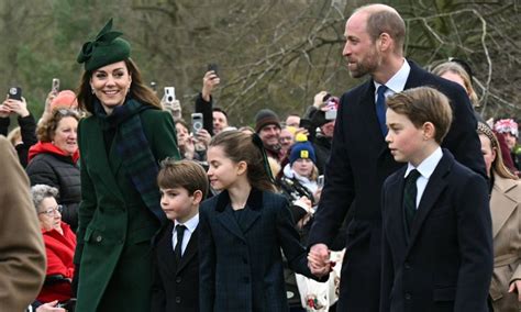 Princess Kate Joins Royals For Christmas Day Church Service In Sandringham