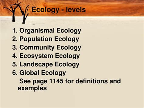 Ppt Chapter 52 An Introduction To Ecology And The Biosphere Planet Earth Powerpoint