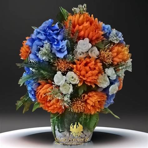 Large Bright Coloured Faux Flower Arrangement: 'Holi' Festival of Colours | Studio Forever Bloom