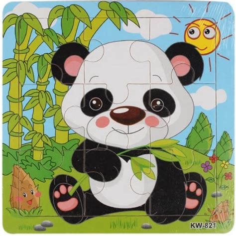 Kleine Delige Houten Puzzel Panda Nbh Bol