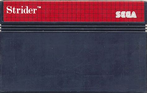 Strider 1991 Sega Master System Box Cover Art Mobygames