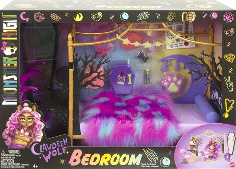 Mua Playset Clawdeen Wolf Bedroom With Doll House Furniture Toy