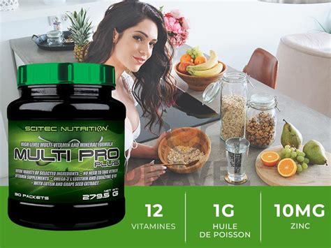 Multi Pro Plus 30 sachets - Vitamines Scitec Nutrition | Dravel