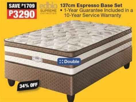 Edblo Supreme Espresso Base Set Cm Offer At Ok Furniture