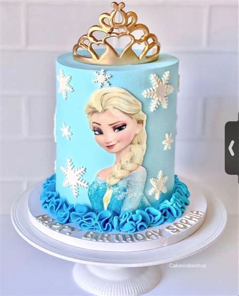 Pin On Tem Tica Frozen Frozen Themed Birthday Cake Frozen Birthday