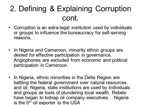 Chapter 14 Corruption And Development By John Mbaku Ppt Video Online