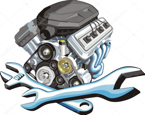 Engine Fix Stock Vector Kokandr