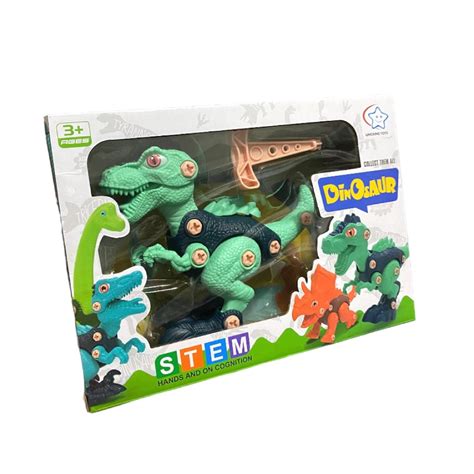 Ripley DINOSAURIO JUGUETE ARMABLE DIDÁCTICO PARA NIÑOS 17 CM