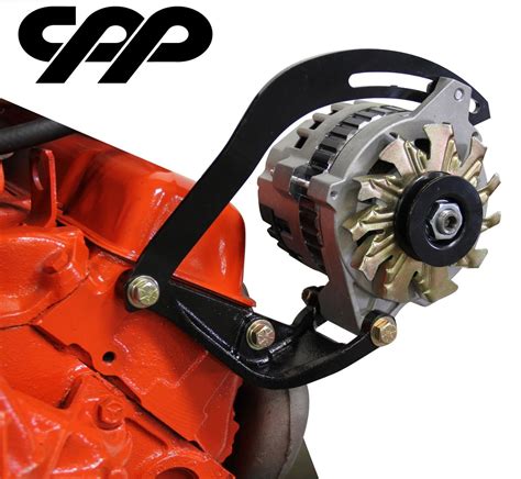 New Chevy V Sbc Small Block Alternator Header Bracket Fits C