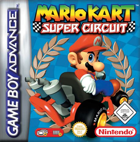 Mario Kart Super Circuit Game Boy Advance Jeux Nintendo