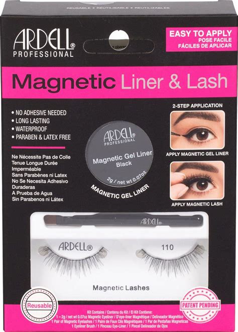 Ardell Magnetic Lashes Pair Magnetic Gel Line G Black Liner