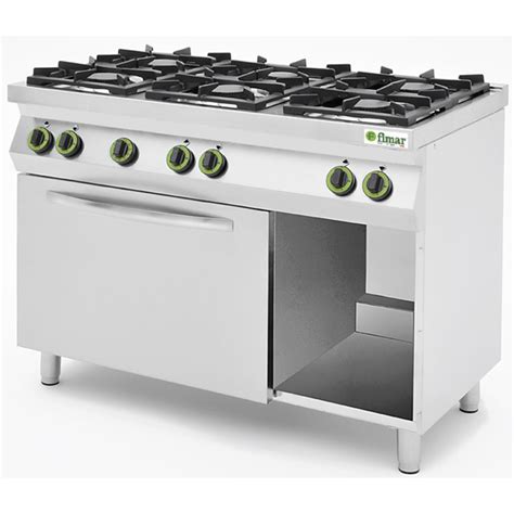 Cucina Professionale Fuochi Gas Kw Con Forno Gas