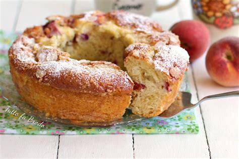 CIAMBELLA ALLE PESCHE E AMARETTI Tutto Fa Brodo In Cucina