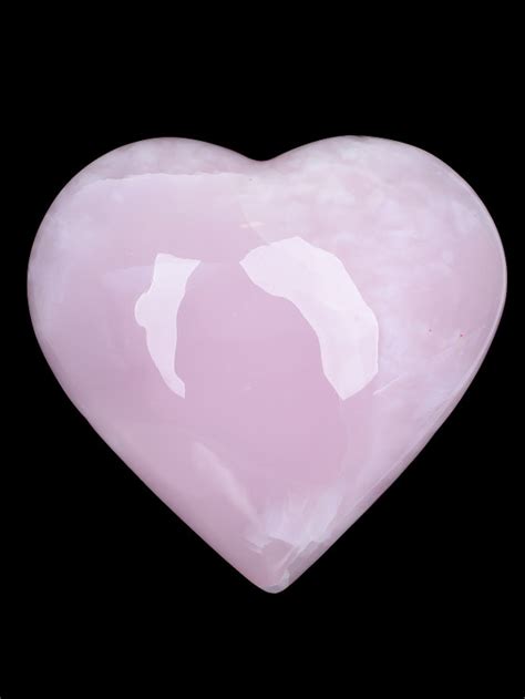 Pink Calcite Heart 262 Vic 01 Exquisite Crystals