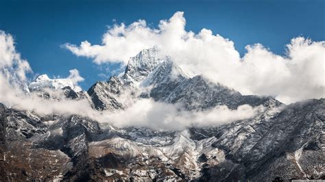 Everest Mountain Wallpapers - Top Free Everest Mountain Backgrounds ...