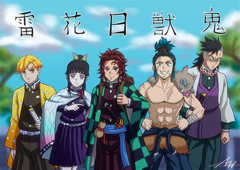 New Hashiras Fanart By Gda667 On Deviantart