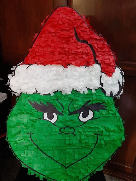 Christmas Piñatas Grinch Cactus Party Pinata Reyes School Kids