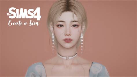 The Sims 4 Cas L Korean Female Sims L Bora Youtube