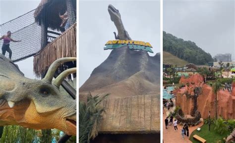 Aventura Jur Ssica Em Bc Veja Como Ficou O Maior Parque De Dinossauros