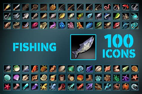 Fishing Icons 2d 图标 Unity Asset Store