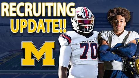 Huge Michigan Football Recruiting Update Latest On Multiple Top